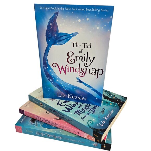 The Tail of Emily Windsnap Series Books 1-4 Lot by Liz Kessler, Good Condition - Picture 1 of 16